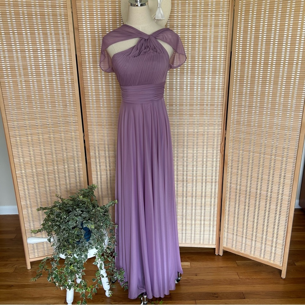 Plum Lavender Formal Prom Wedding Dress